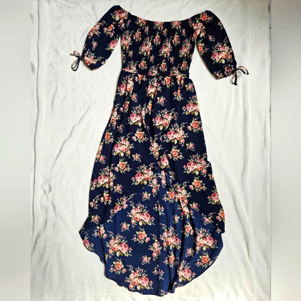 Floral High-low Dress